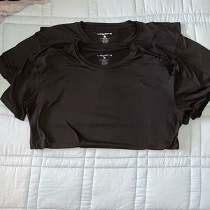 ⭐️New Layer8 CrewNeck Athletic dri-fit Shirt Black